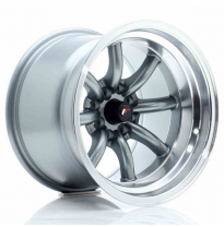 LLANTA JR Wheels JR19 15x10,5 ET-32 4x100/114 Gun Metal JAPAN RACING