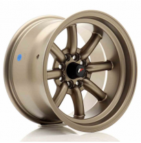LLANTA JR Wheels JR19 15x9 ET-13 4x100/114 Matt Bronze JAPAN RACING