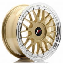 LLANTA JR Wheels JR23 16x7 ET20-45 BLANK Gold w/Machined Lip JAPAN RACING
