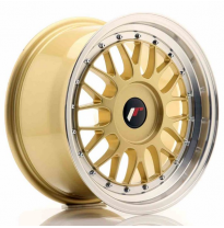 LLANTA JR Wheels JR23 16x8 ET20-45 BLANK Gold w/Machined Lip JAPAN RACING
