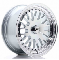 LLANTA JR Wheels JR10 15x7 ET30 Blank Silver Machined Face JAPAN RACING