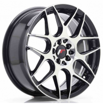 LLANTA JR Wheels JR18 17x7 ET40 5x100/114 Gloss Black Machined JAPAN RACING