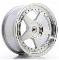 LLANTA JR Wheels JR6 17x8 ET35 BLANK Silver Machined Face JAPAN RACING