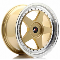 Llanta Jr Wheels Jr6 18x8,5 Et20-40 Blank Gold W/Machined Lip Japan Racing