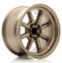 LLANTA JR Wheels JR19 15x8 ET0 4x100/108 Matt Bronze JAPAN RACING