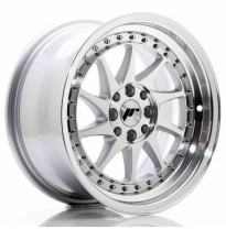 LLANTA JR Wheels JR26 16x8 ET25 4x100/108 Silver Machined Face JAPAN RACING
