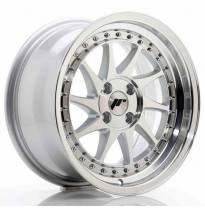 LLANTA JR Wheels JR26 16x8 ET30 4x100 Silver Machined Face JAPAN RACING