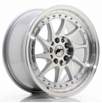 LLANTA JR Wheels JR26 17x8 ET25 5x114/120 Silver Machined Face JAPAN RACING