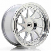 LLANTA JR Wheels JR26 17x8 ET35 BLANK Silver Machined Face JAPAN RACING