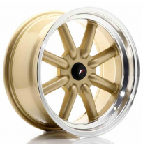 LLANTA JR Wheels JR19 17x8 ET-20-0 BLANK Gold JAPAN RACING
