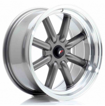 LLANTA JR Wheels JR19 17x8 ET0 BLANK Gun Metal JAPAN RACING