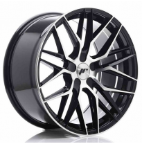 LLANTA JR Wheels JR28 19x9,5 ET20-40 5H BLANK Gloss Black Machined Face JAPAN RACING