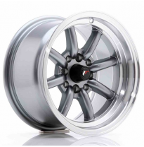 Llanta Jr Wheels Jr19 14x8 Et-13 4x100/114 Gun Metal Japan Racing