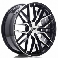 LLANTA JR Wheels JR28 18x7,5 ET20-40 BLANK Gloss Black Machined Face JAPAN RACING