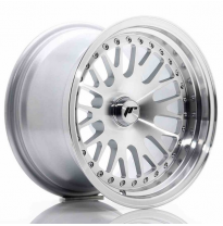 LLANTA JR Wheels JR10 15x9 ET0-20 Blank Silver Machined Face JAPAN RACING
