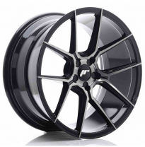 LLANTA JR Wheels JR30 19x9,5 ET20-40 5H BLANK Black Brushed w/Tinted Face JAPAN RACING