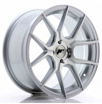 LLANTA JR Wheels JR30 17x8 ET40 4x100 Silver Machined Face JAPAN RACING