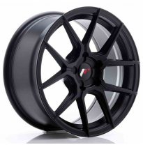 LLANTA JR Wheels JR30 17x8 ET20-40 5H BLANK Matt Black JAPAN RACING
