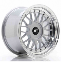 LLANTA JR Wheels JR23 16x9 ET20-35 BLANK Hyper Silver w/Machined Lip JAPAN RACING