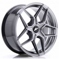LLANTA JR Wheels JR34 18x8 ET20-42 5H BLANK Hyper Black JAPAN RACING