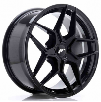 LLANTA JR Wheels JR34 18x8 ET20-42 5H BLANK Glossy Black JAPAN RACING