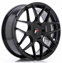 LLANTA JR Wheels JR18 18x7,5 ET25-40 Blank Glossy Black JAPAN RACING