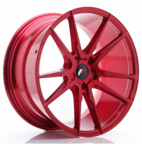 LLANTA JR Wheels JR21 20x10 ET20-40 5H BLANK Platinum Red JAPAN RACING