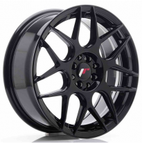 Llanta Jr Wheels Jr18 17x7 Et40 4x100/108 Glossy Black Japan Racing