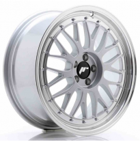 LLANTA JR Wheels JR23 18x8 ET40 5x112 Hyper Silver w/Machined Lip JAPAN RACING