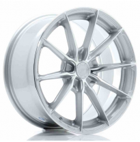 LLANTA JR Wheels JR37 17x8 ET20-40 5H BLANK Silver Machined Face JAPAN RACING