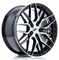 LLANTA JR Wheels JR28 17x8 ET40 5x112 Gloss Black Machined Face JAPAN RACING