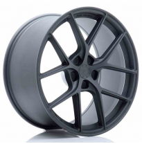 LLANTA JR Wheels SL01 20x10 ET15-48 5H BLANK Matt Gun Metal JAPAN RACING