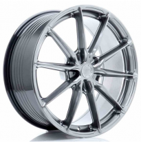 LLANTA JR Wheels JR37 21x10 ET10-64 5H BLANK Hyper Black JAPAN RACING