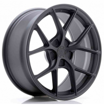 LLANTA JR Wheels SL01 18x8 ET35-40 5H BLANK Matt Gun Metal JAPAN RACING