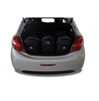 MALETAS ESPECIFICAS PARA PEUGEOT 208 HATCHBACK 2012-2015 CONJUNTO DE BOLSAS 3 UNIDADES