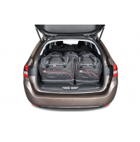MALETAS ESPECIFICAS PARA PEUGEOT 308 SW 2014+ CONJUNTO DE BOLSAS 5 UNIDADES
