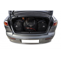 MALETAS ESPECIFICAS PARA MITSUBISHI LANCER LIMOUSINE 2007-2016 CONJUNTO DE BOLSAS 4 UNIDADES