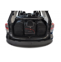 MALETAS ESPECIFICAS PARA SUBARU FORESTER 2012-2018 CONJUNTO DE BOLSAS DE COCHE 4 UNIDADES