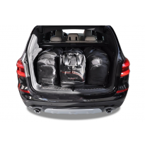 MALETAS ESPECIFICAS PARA BMW X3 2017+ CONJUNTO DE BOLSAS DE COCHE 4 UNIDADES