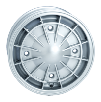 Llanta Replica Fiat  573 Oldtimer  4,5x12  4x190  Et 25  150 Silver