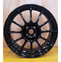 Llanta Replica Fiat  593b  Youngtimer  7,0x17  4x98  Et 35  58,1 Gloss Black Polished Lip