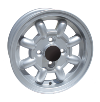 Llanta Replica Mini  672a  Oldtimer  4,5x12  4x101  Et 25  62 Silver