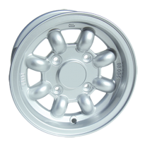 Llanta Replica Mini  672m  Oldtimer  5,0x10  4x101  Et 15  62 Silver