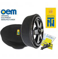 KIT RUEDA DE REPUESTO ALUMINIO  MASERATI Ghibli Año: 2013 Tipo: M156   &#039;18 OE NUV KOE0043 - 175/55R18 (Medidas: 50X50X18) SPACE