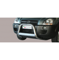 Defensa Delantera Acero Inox Hyundai Tucson 04&gt; Diametro 63 Homologada