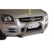 Defensa Delantera Acero Inox Kia Sportage 04/08 Diametro 63 Homologada