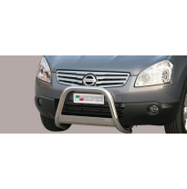 Defensa Delantera Acero Inox Nissan Qashqai +2 08&gt; Diametro 63 Homologada