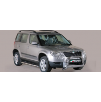 Defensa Delantera Acero Inox Skoda Yeti 10&gt; Diametro 63 Homologada
