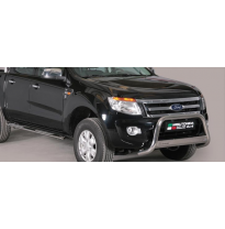 Defensa Delantera Acero Inox Ford Ranger 12 > Diametro 63 Homologada