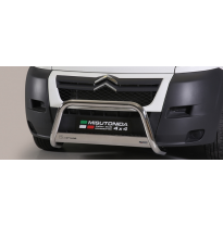 Defensa Delantera Acero Inox Homologacion Ec Citroën Jumper 06&gt; Medium Bar Acero Inox Diametro 63